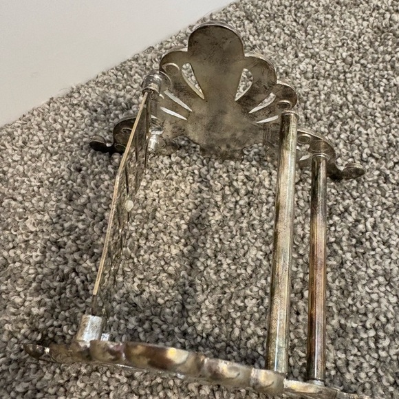 Elegance Ornate‎ Knife Rest Silver Plated Vintage 12 Slots - Picture 9 of 11